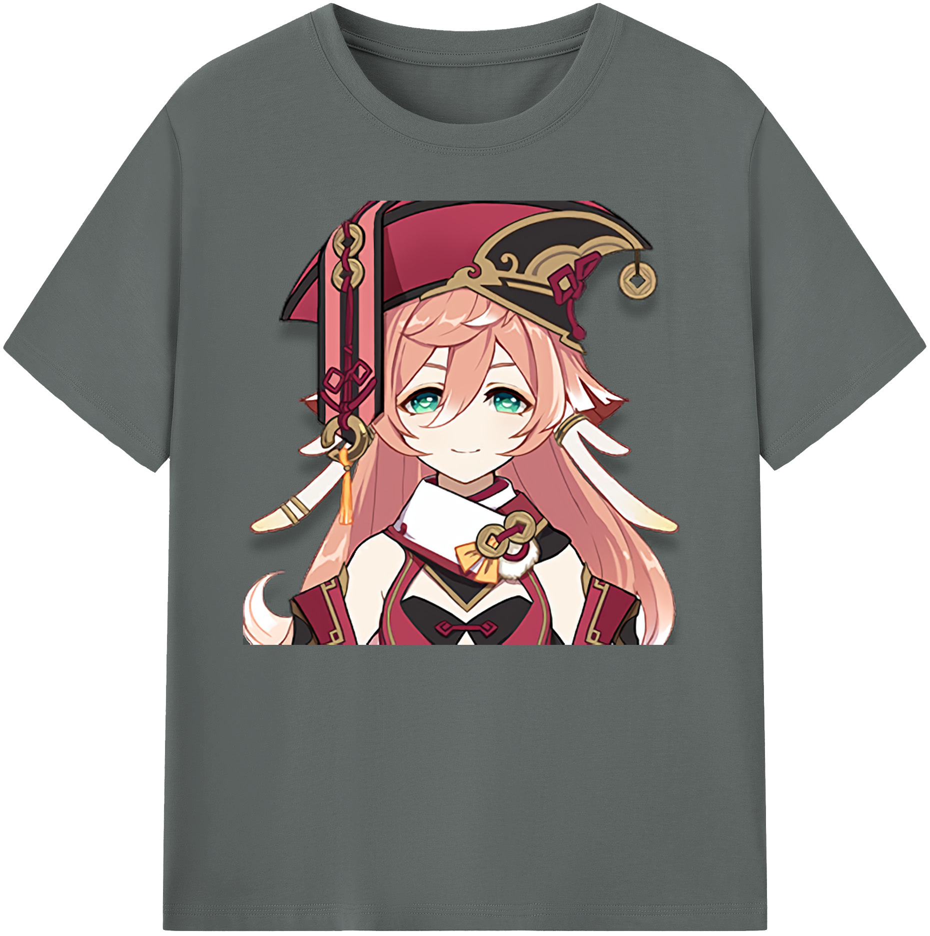 げんし神 ヤンフェイ genshin Yanfei 綿100％ メンズ半袖Tシャツ｜肌触りやわらか＆通気性